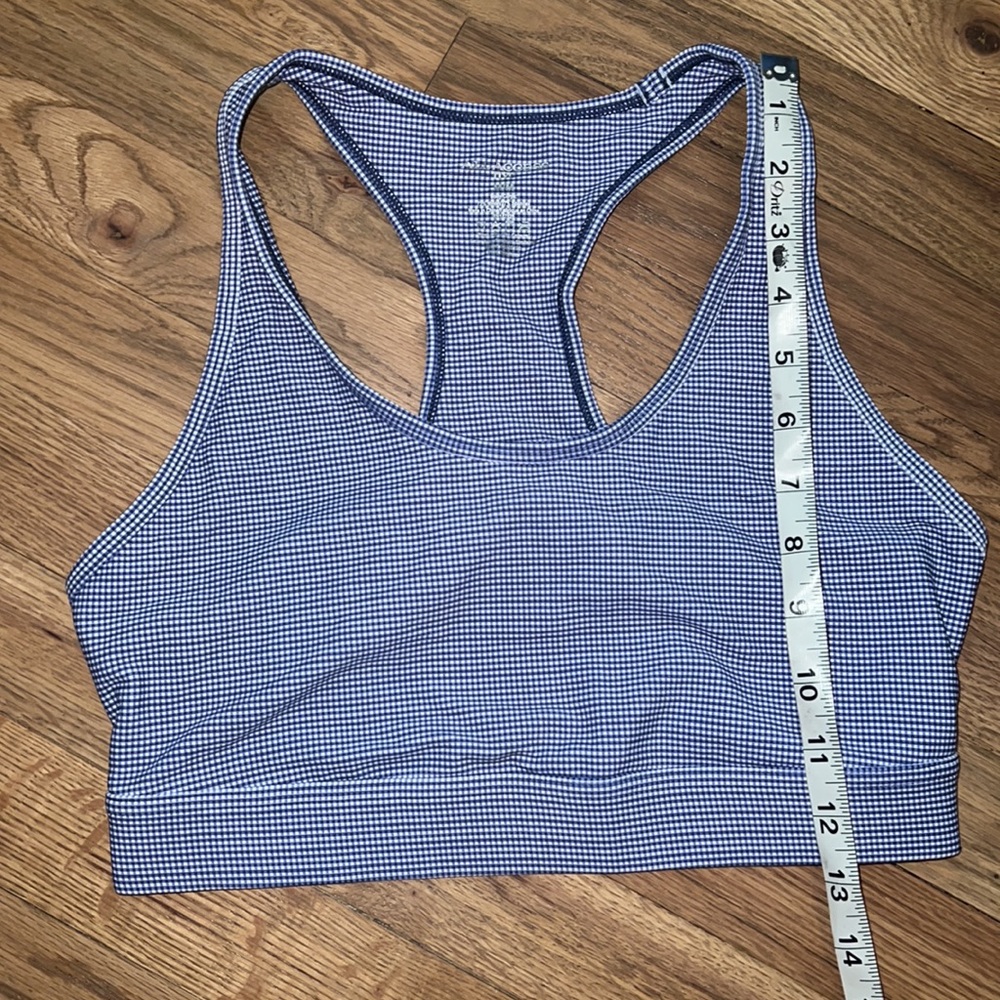 All Access Front Row Bra In Gingham Print Size M - image 6